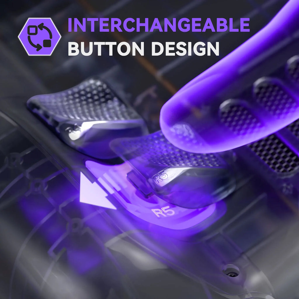 eXtremeRate Interchangeable Back Buttons Bottom Shell for St