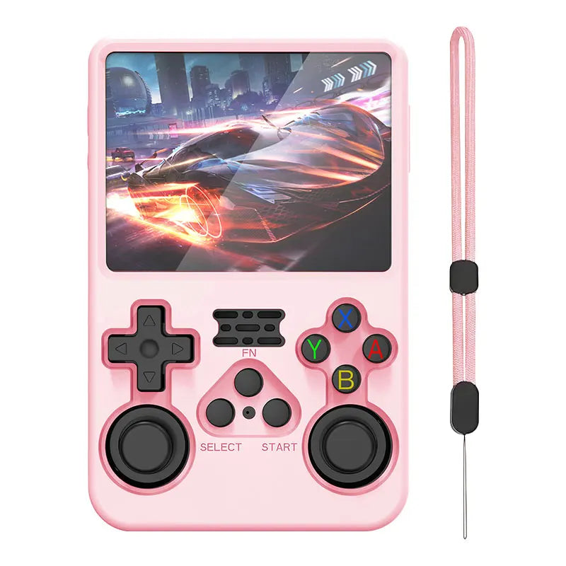 Protective Case For R36S Handheld Retro Video Game Console Soft Silicone Pink Skin Shell Shockproof Cover Accessories