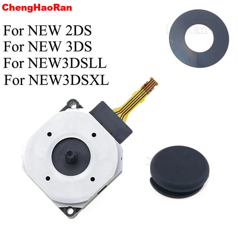 1Set 3D Analog Joystick Thumb Stick Replacement Parts For New 3DS New 2DS XL 3DS XL for NEW 3DS XL LL 2DS XL LL Console