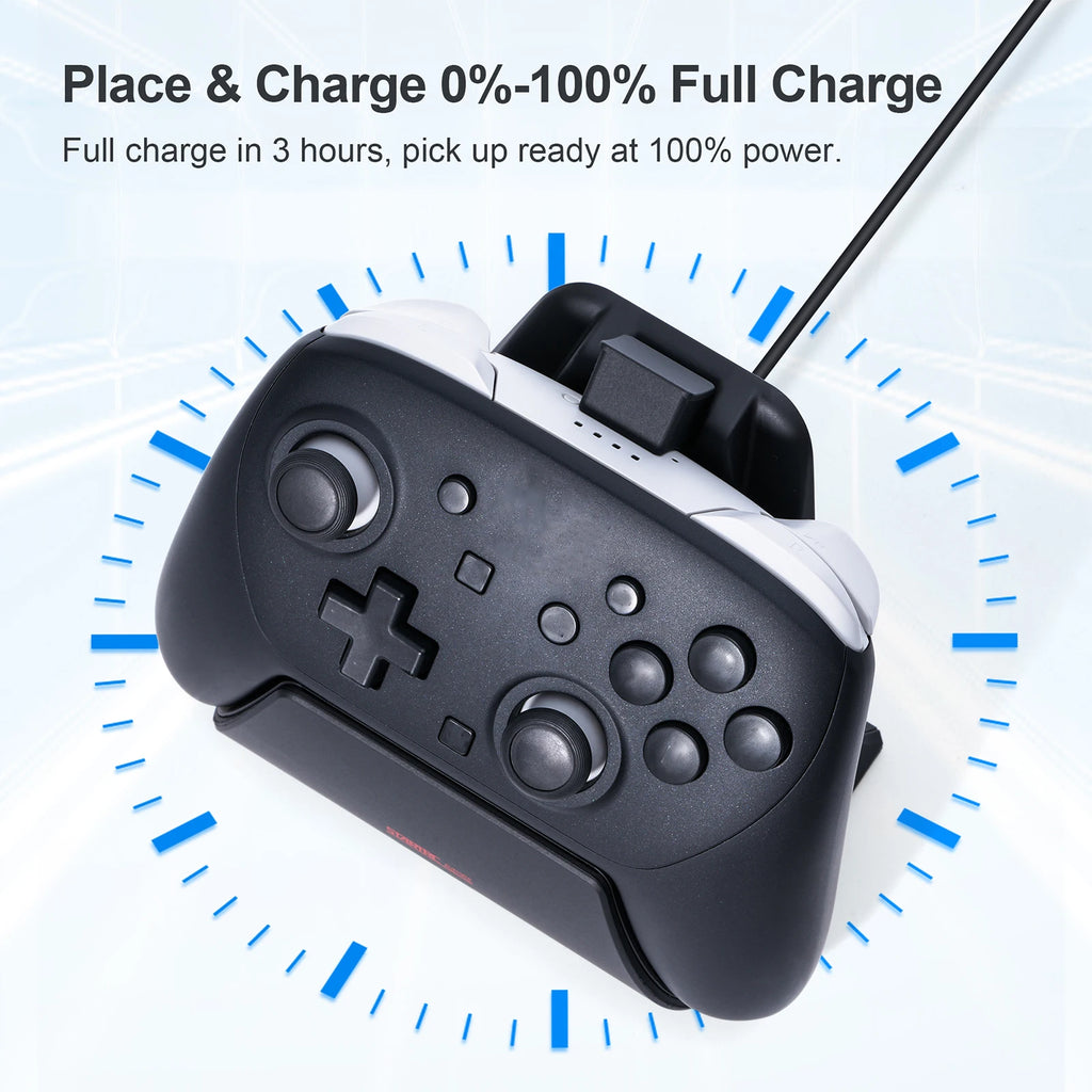 Gamepad Charger Dock Compatible for Switch 2 Pro Controller 