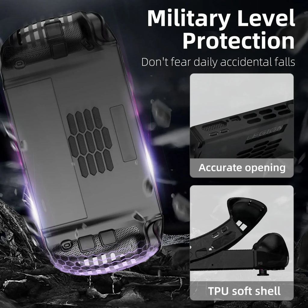 TPU Case for Lenovo Legion Go 2 Anti-Slip Ergonomic Grip Gam