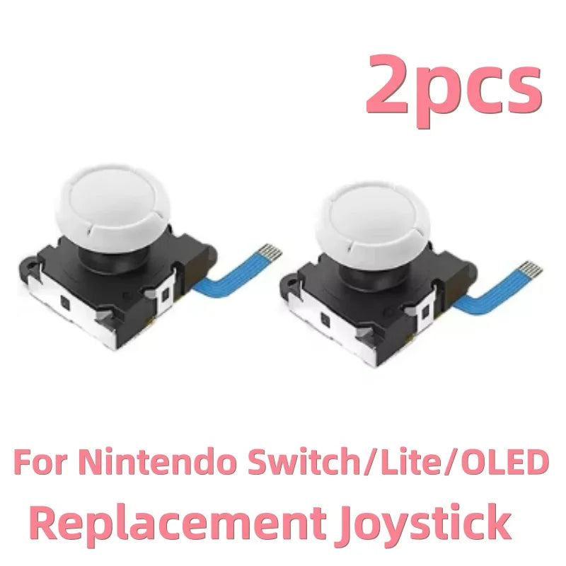 Lot of 2/4/8 Original Joystick Replacement for Nintendo Switch/Lite/OLED Joycon Analog Thumb Stick No Drifting Sensing Stick