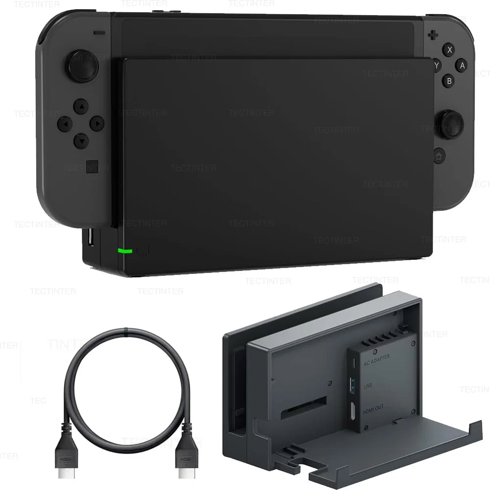 2 in 1 Charging TV Dock Station for Nintendo Switch Game Con
