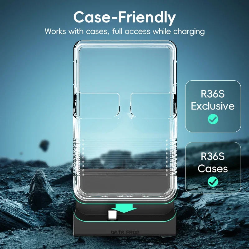 Data Frog R36S Charging Stand Dock Magnetic Type-C Charger B