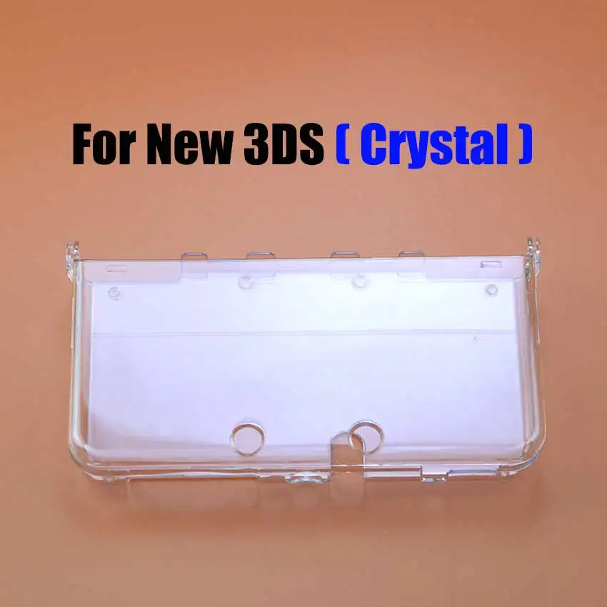 Plastic Crystal Hard Shell & TPU Silicone Sleeve For 2DS 3DS 3DSLL 3DSXL New 2DS 3DS LL XL Game Console Soft Protective Case