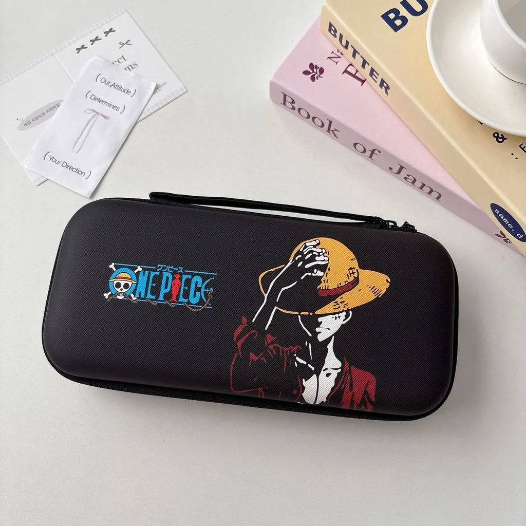 For Nintendo Switch 2 Case PU Handbag with Zipper Handle Anti-Scratch Shockproof Portable Storage Bag