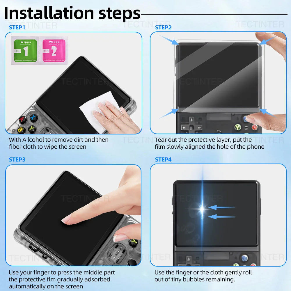 4 IN 1 For R36S Case+Screen Protector Tempered Glass Film Tr