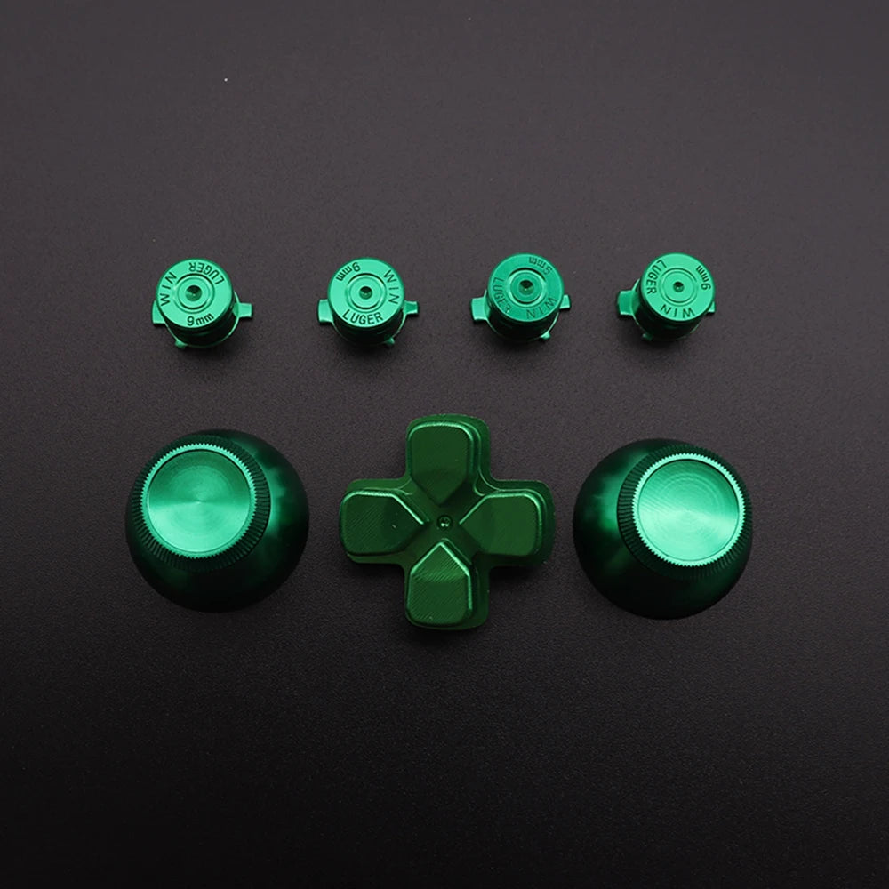 Gold BLACK Red Blue Custom Metal Thumbsticks Analogue Contro
