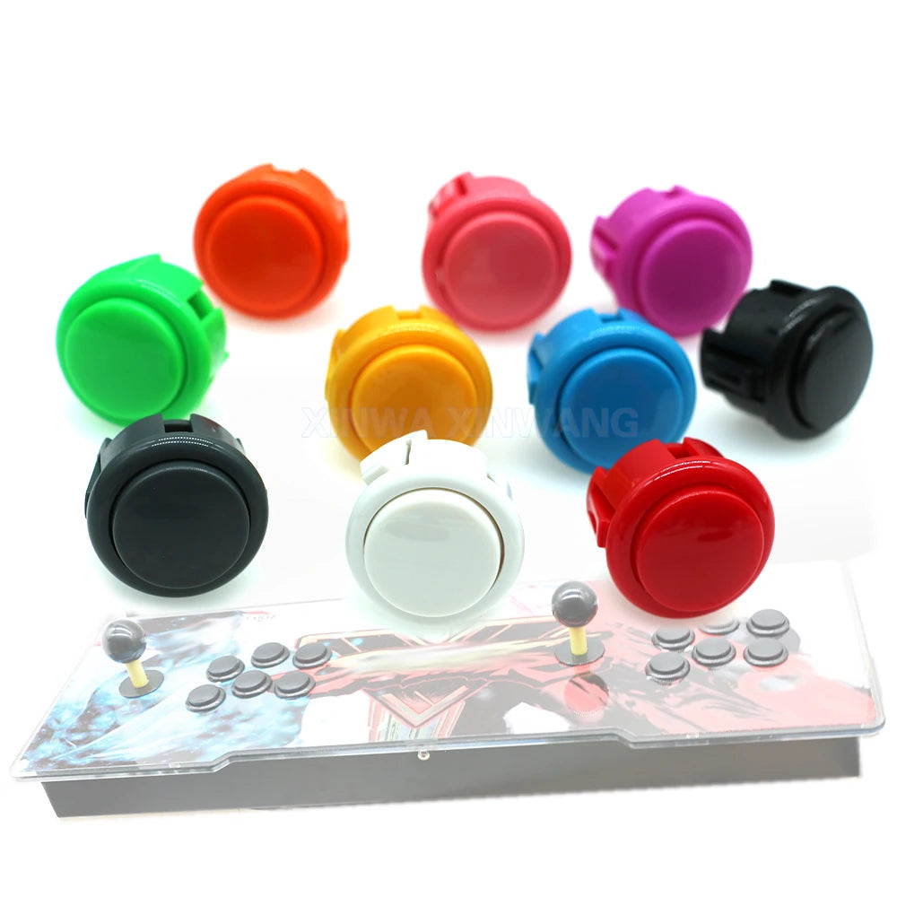 24mm 30mm Push Button Game Coin Start Switchs For Copy Sanwa