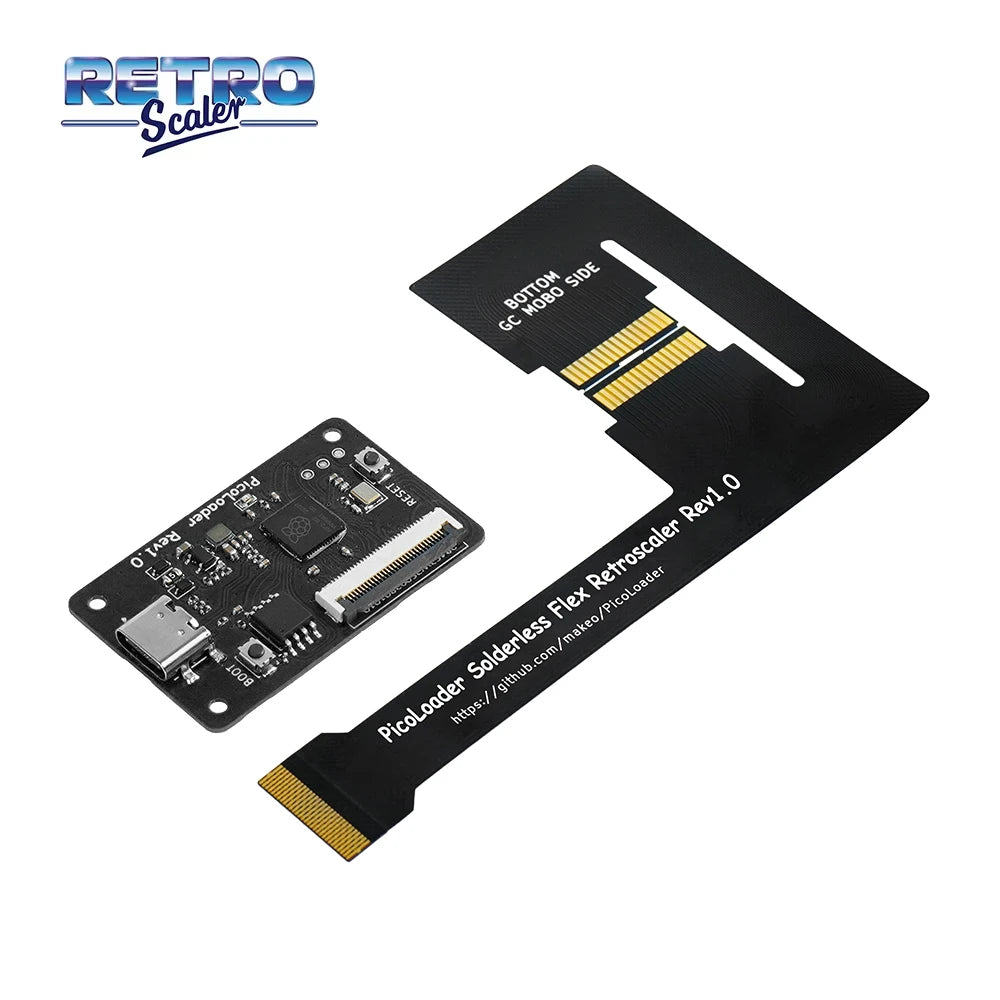 RetroScaler Black PicoLoader Flex Cable No Welding Required 