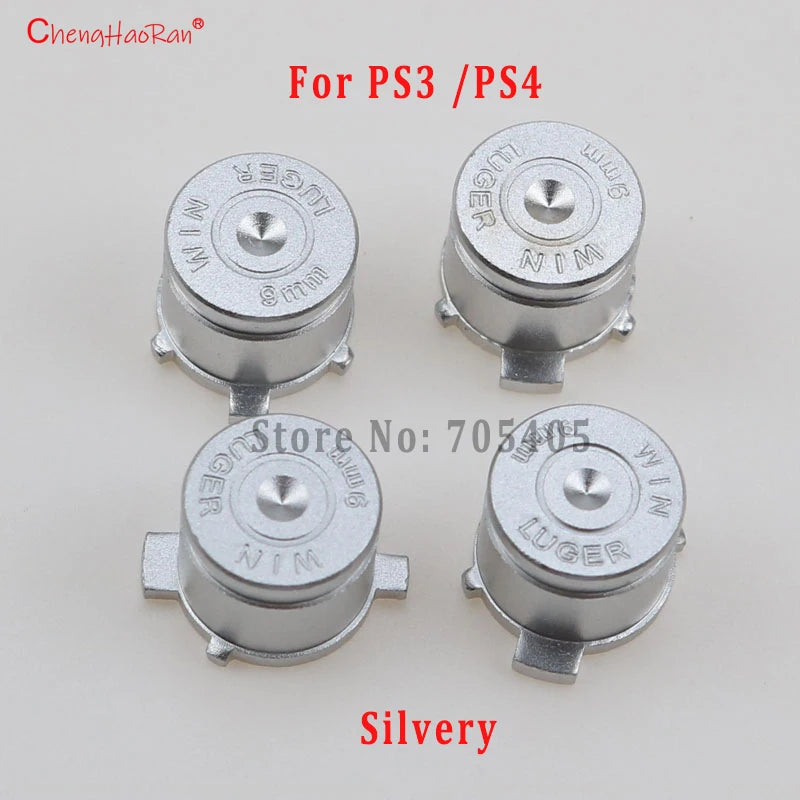 1Set Color Buttons For PS3 PS4 PS5 XBOX 360 Game Console Controller Aluminum Alloy Metal Replacement Parts