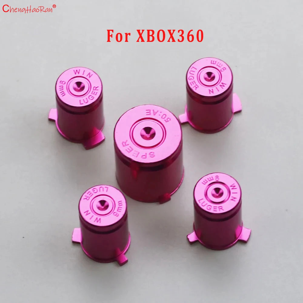 1Set Color Buttons For PS3 PS4 PS5 XBOX 360 Game Console Controller Aluminum Alloy Metal Replacement Parts