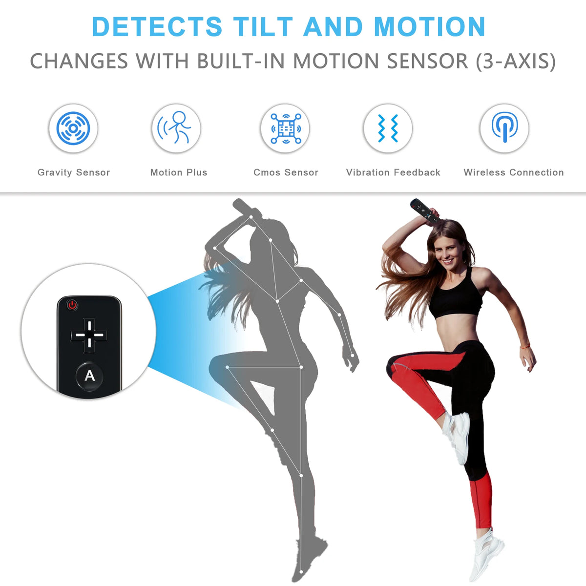 Compatible with Nintendo Wii & Wii U Game Gamepads Nunchuck 