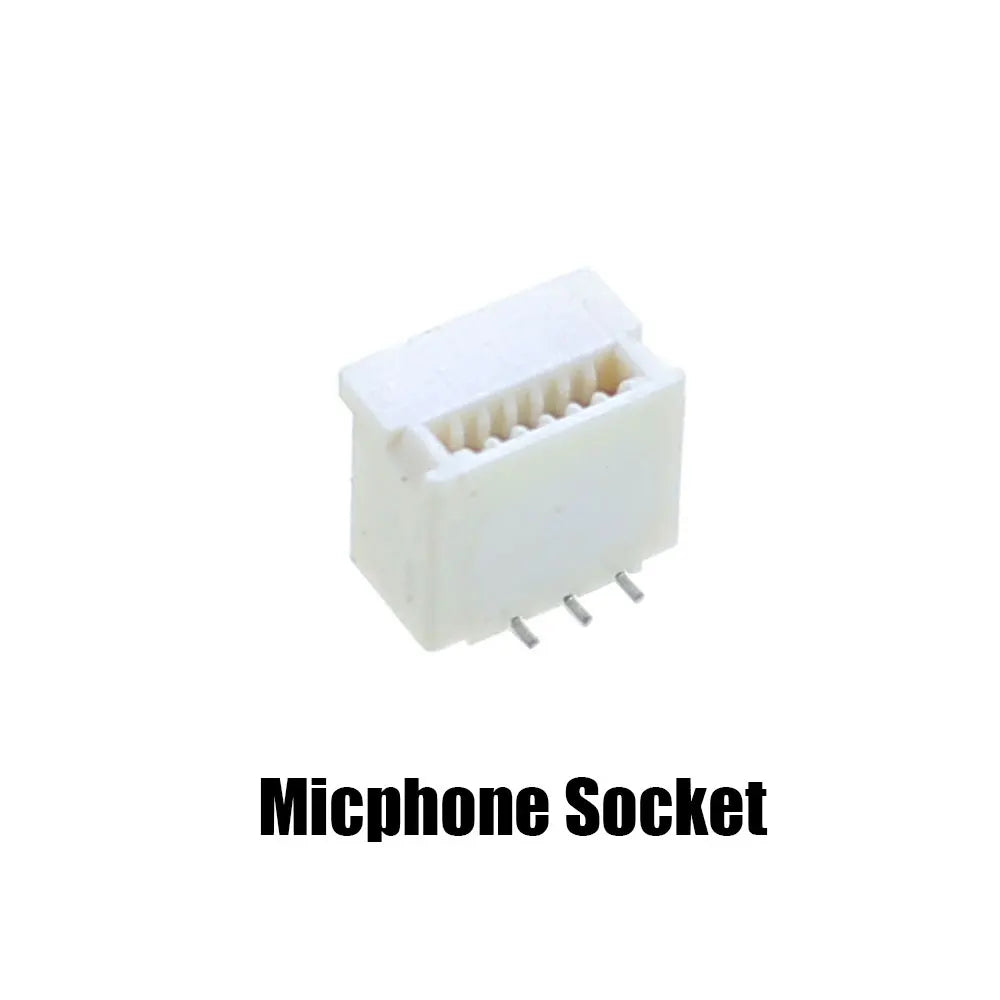 2pcs For PS5 Controller Original Charging Port Joystick Earphone Jack L R Connector Battery Microphone Socket Touch Button Part