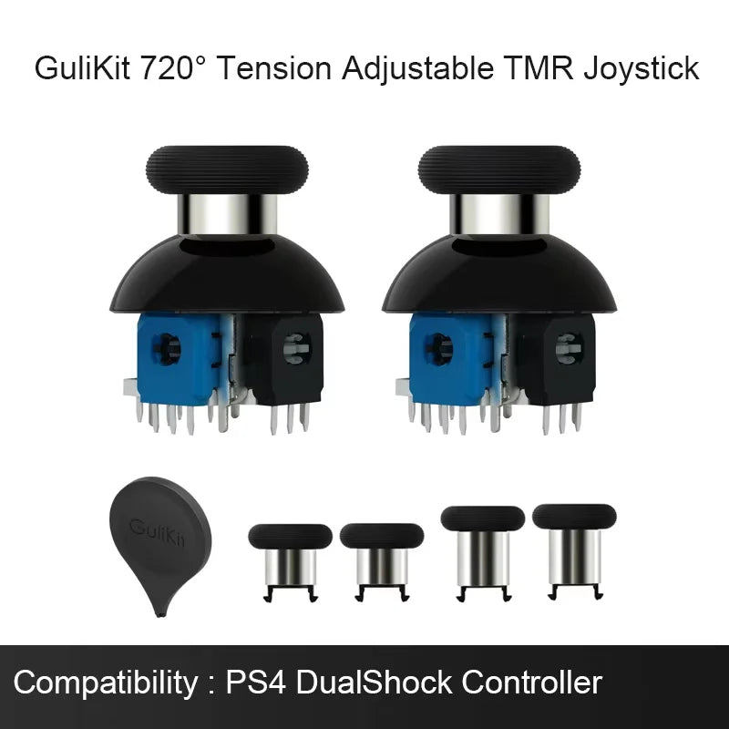 GuliKit 720 Tension Adjustable TMR Joystick for Switch Pro Xbox Series/Elite Series 2 Game Accessories Repair for PS4 PS5 Edge