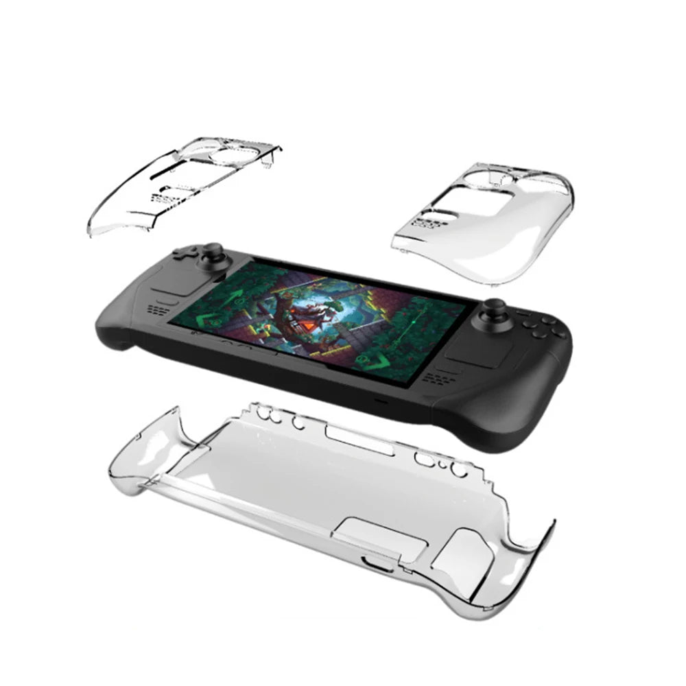 New Detachable Crystal Steam Deck PC Case Protective Cover S