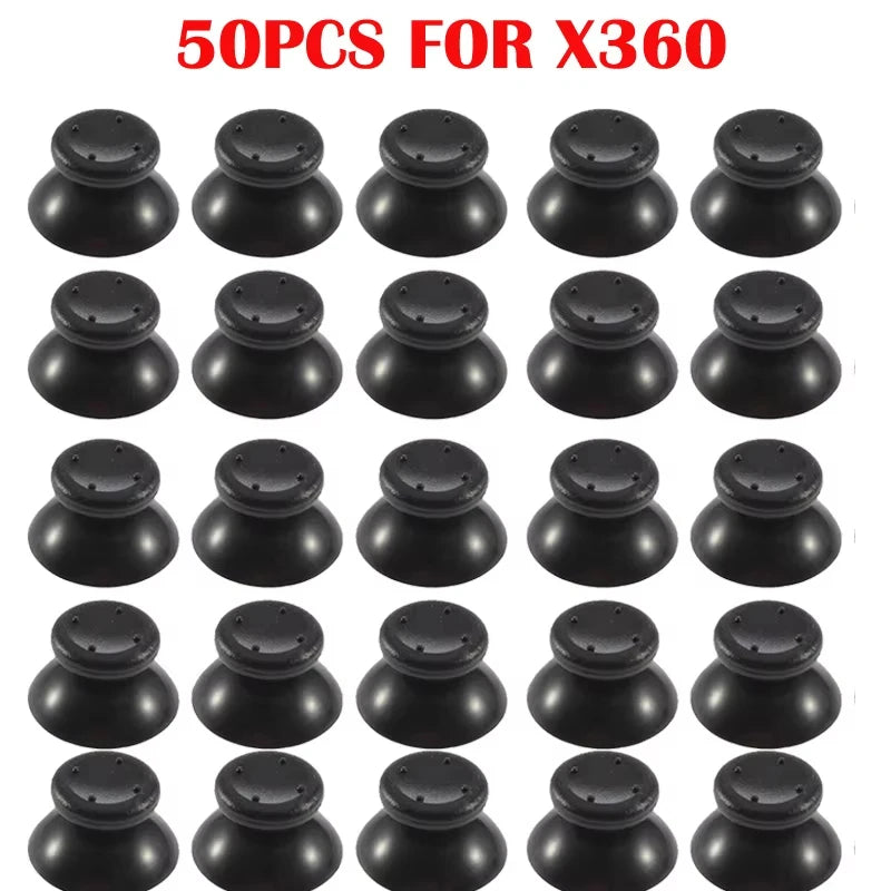 50Pcs for Ps5 Playstation 5 Controller Replacement Mushroom Thumbsticks 3D Analog Stick Joystick Gamepad Thumb Stick Caps Cover