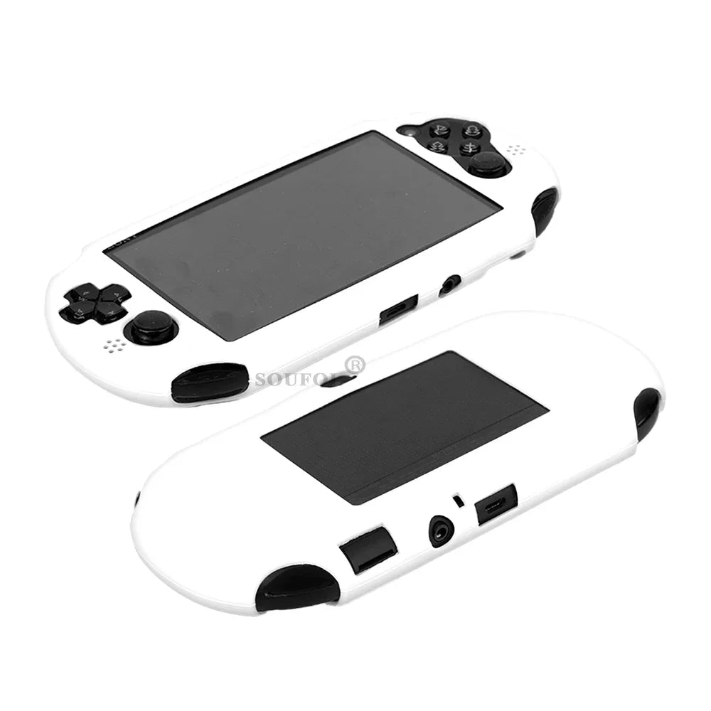 Silicone Rubber Soft Protective Case Cover for PSV 2000 PS Vita 2000 Console Protector Skin Case