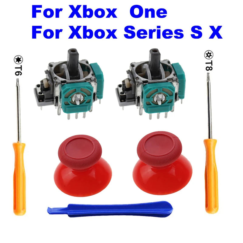 2 PCS 3D Analog Joystick Stick Sensor Module Potentiometers & ThumbStick for XBox One S X Series Controller
