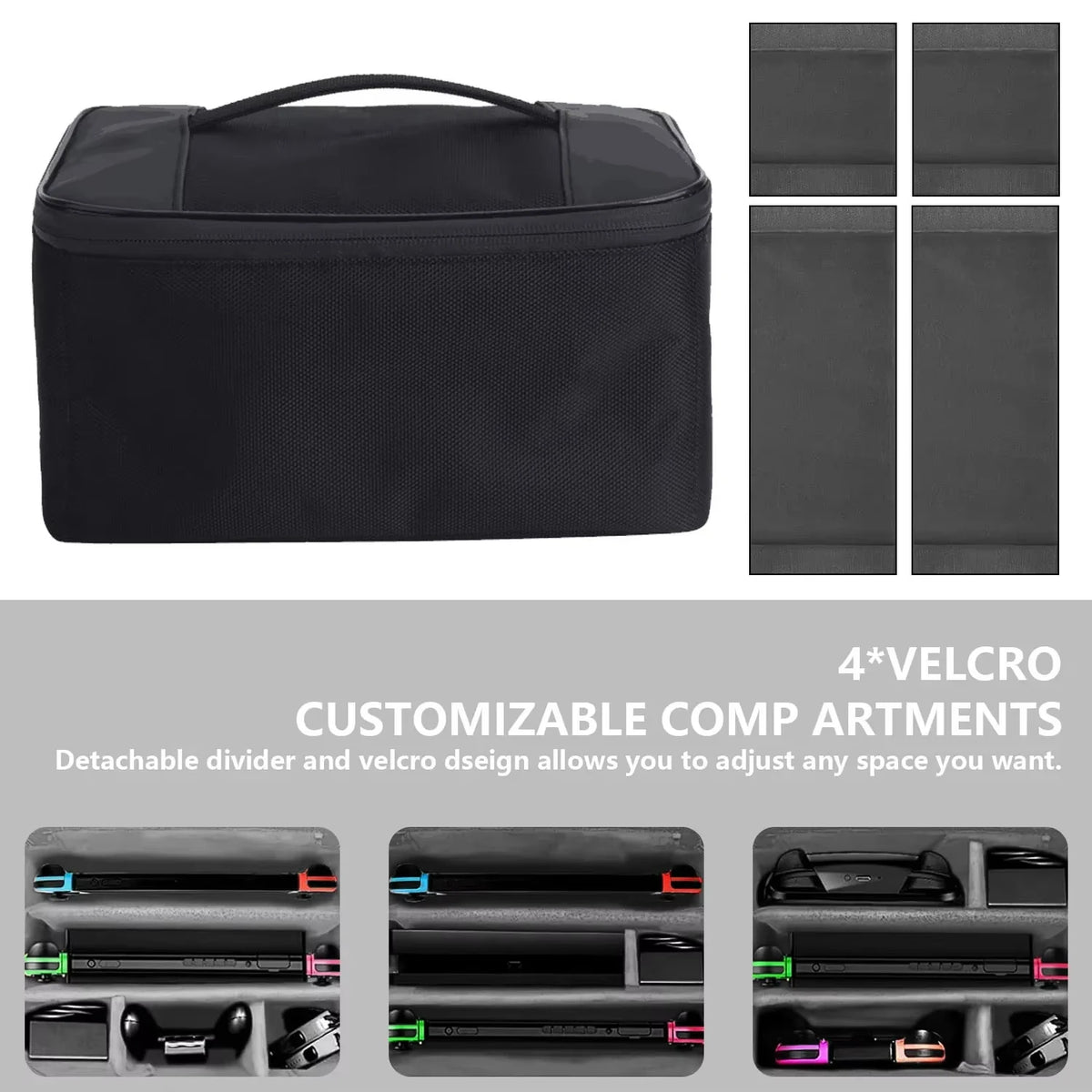 For Switch 2 2025 Large Storage Bag Travel Carrying Protecti