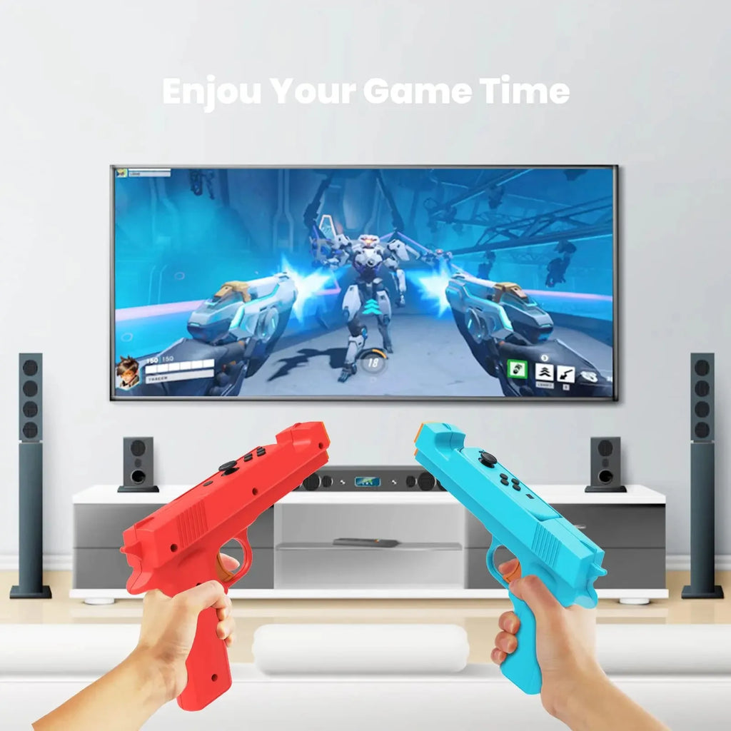 New For NS Switch Small Handle Shooting Game Gun Stock Grip 