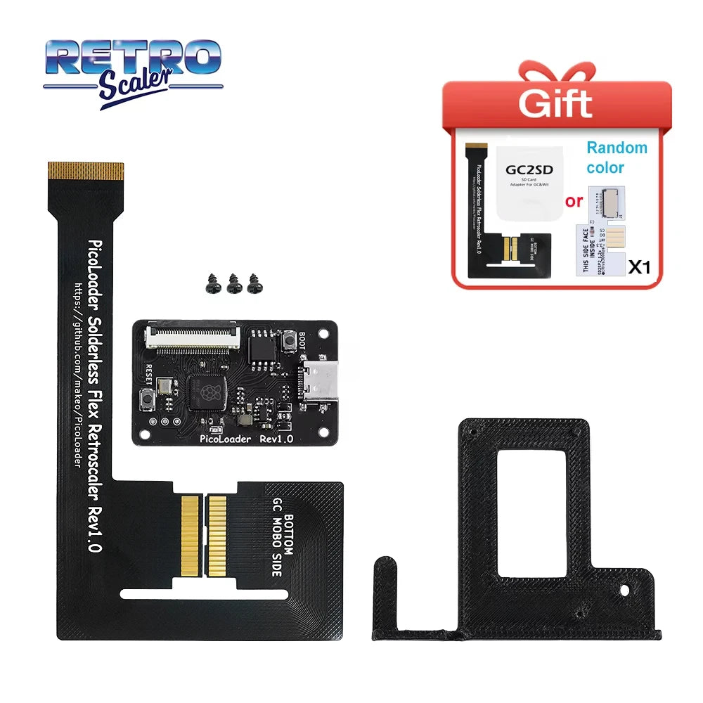 RetroScaler Black PicoLoader Flex Cable No Welding Required 