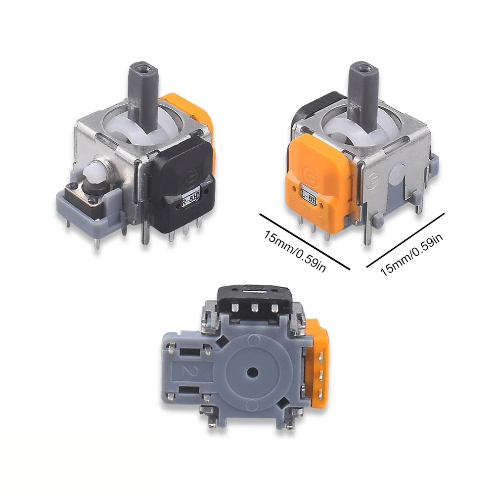 10/2PC Replacement Hall Effect Joystick 3D Analog Sensor Thu