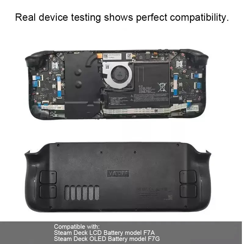 New F7A F7G Handheld Gaming Console Battery For Valve Steam 