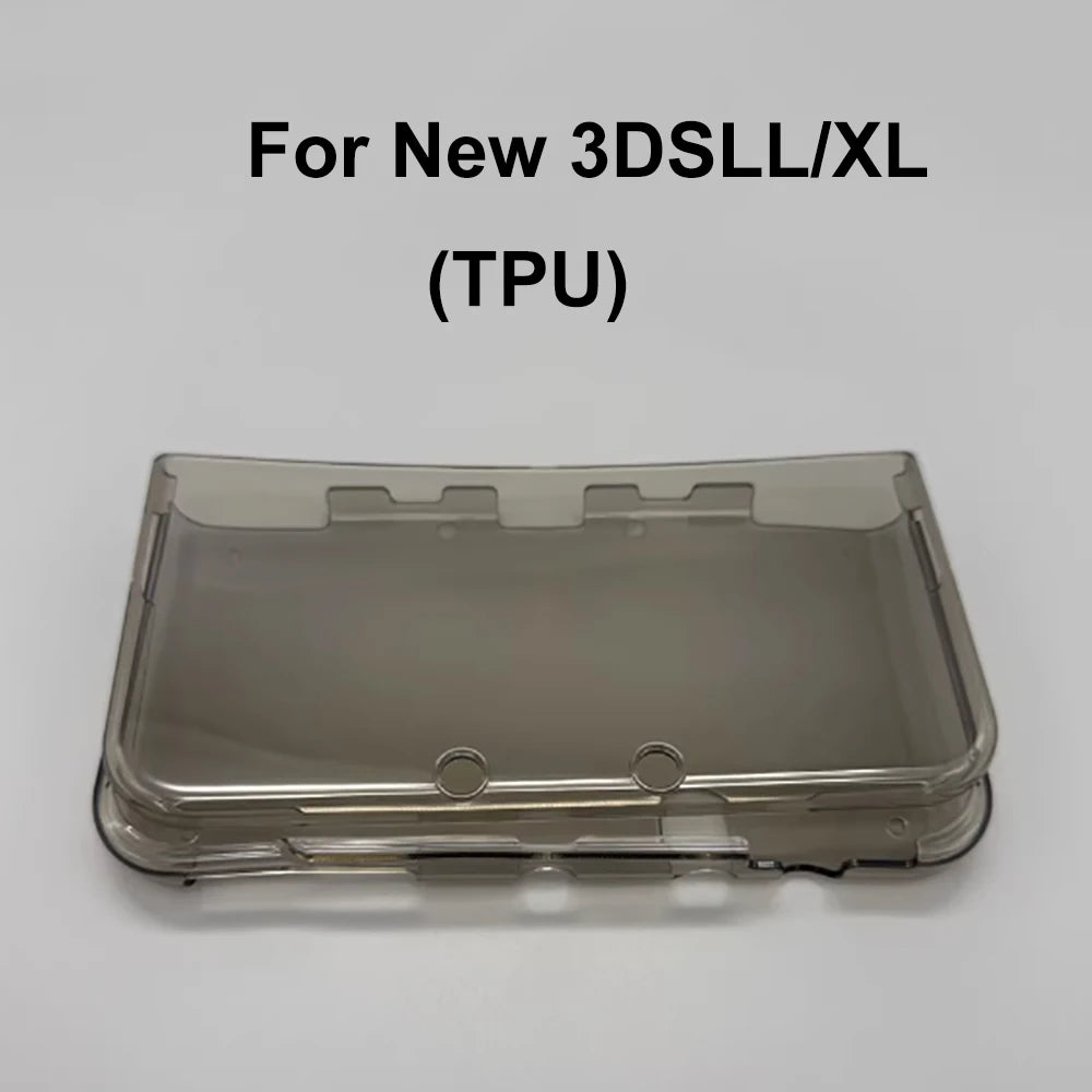 JCD High Quality TPU Silicone Sleeve for New Nintendo 3DS LL/NEW3DSXL Handheld Soft Crystal Case Game Console Protective Case