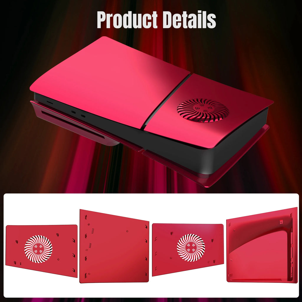 Anti-Scratch Faceplate for New PS5 Slim with Cooling Vent Re