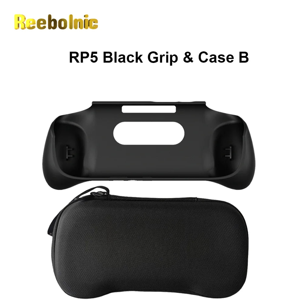 Reebolnic RP5 Big Case with Grip of Retroid Pocket 5 Handheld Game Console Original Version Retroid Official Grip