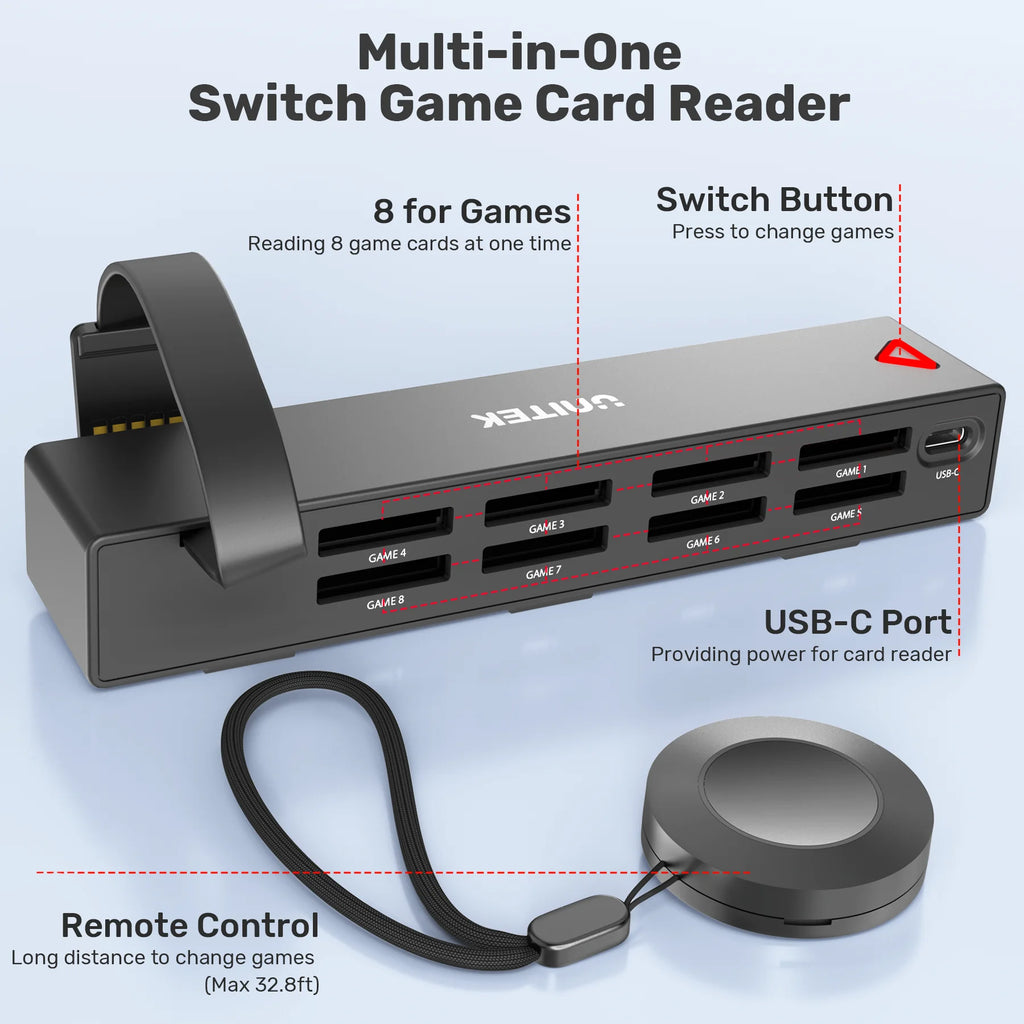 D1100C Wireless Remote Game Card Reader for Nintendo Switch 