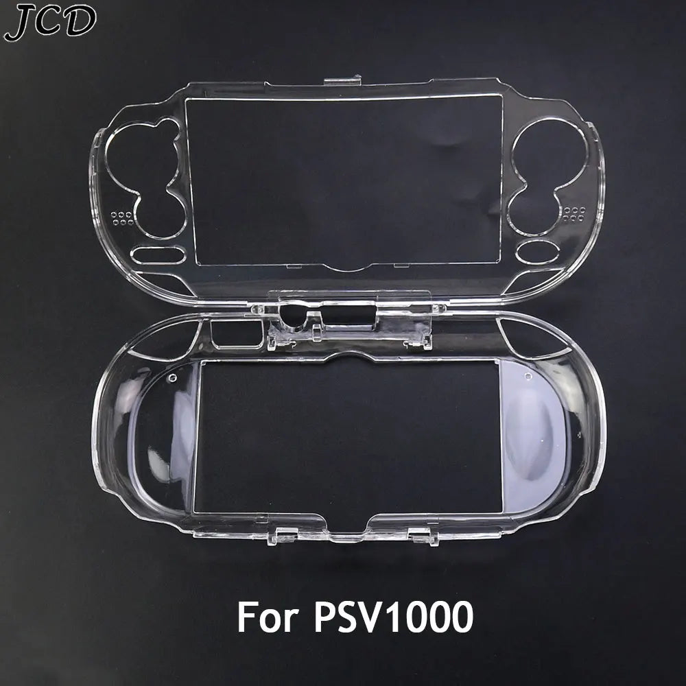 JCD Clear Crystal Protective Case Hard Shell for PS Vita PSV 1000 2000 PSP Go Transparent Protection Cover For PSP1000 2000 300