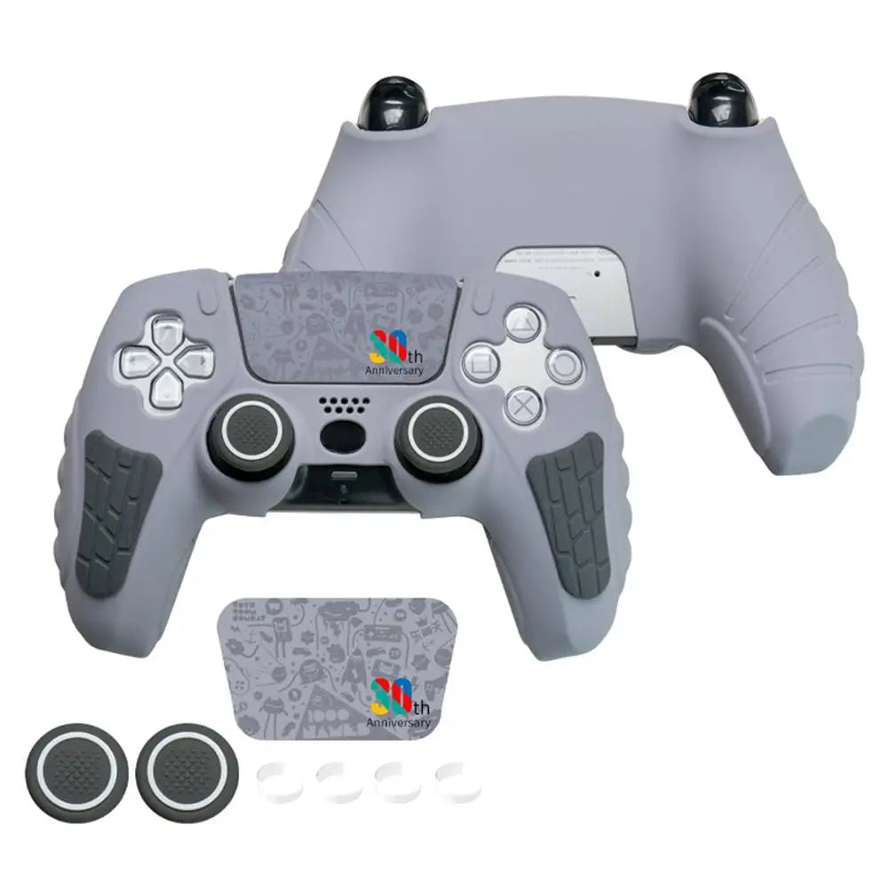 Limited Edition PS5 Controller Silicone Cover 30th Anniversary with Touch Screen Sticker PlayStation5 Controller Shell Accessory