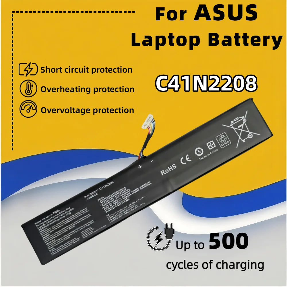 FRLESUI C41N2208 74Wh 77.4Wh Battery For ASUS ROG ALLY Gamin
