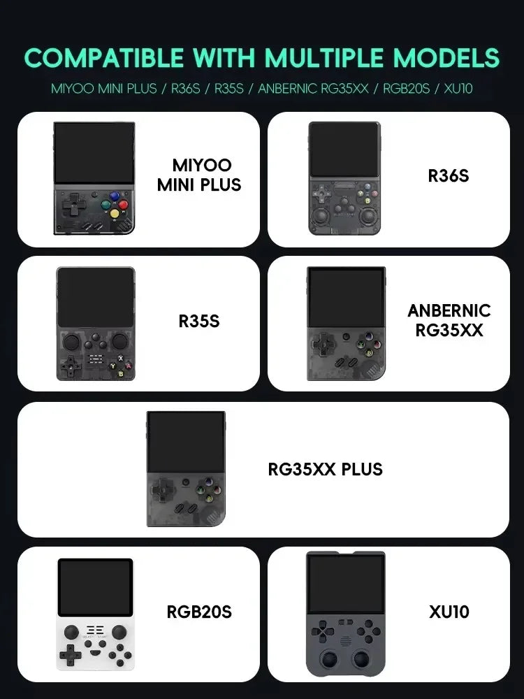 For R36S/R35XX Game Console Storage Bag EVA Hard Portable Pr