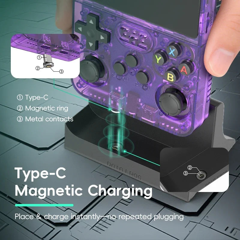 Data Frog R36S Charging Dock Stand Magnetic Type-C Desktop C