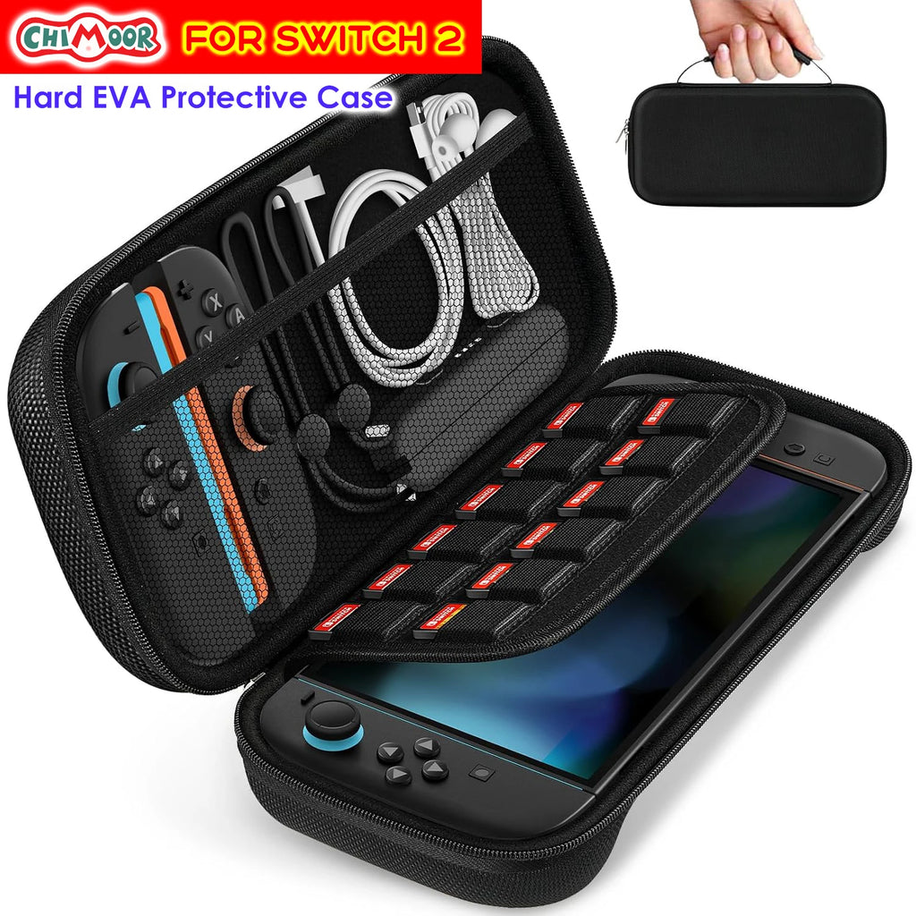 Premium Hard Shell Carrying Case for Switch 2 (2025) Compact