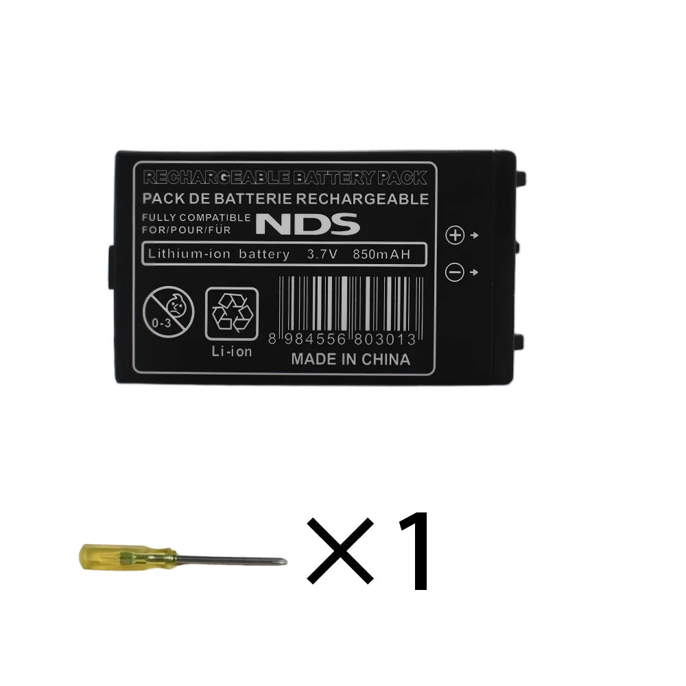PUJIMAX NTR-003 850mAh Lithium Battery for Nintendo NDS Game Console NTR001 DS Replacement Batteries Replacement Batteries