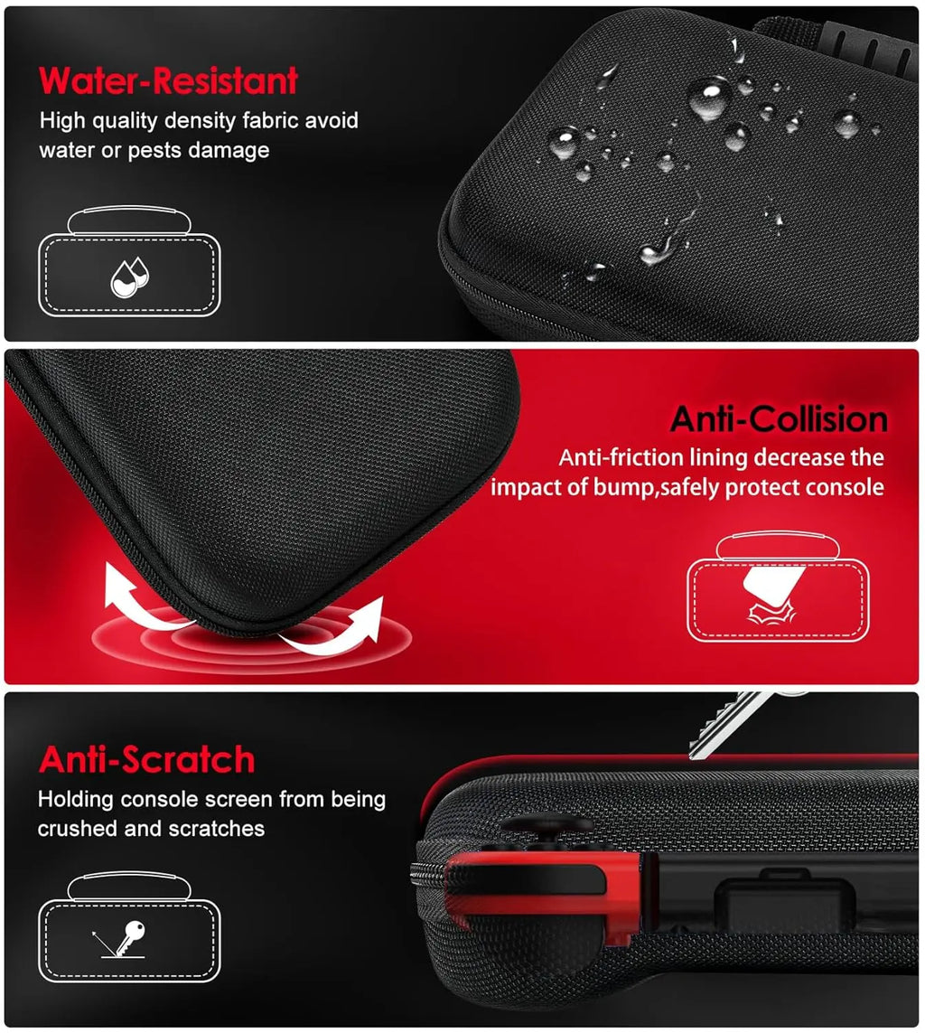 Premium Hard Shell Carrying Case for Switch 2 (2025) Compact