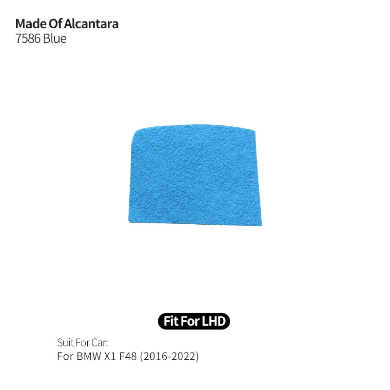Made of Alcantara For BMW X1 F48 (2016-2022) Center Console Handbrake Button Knob Trim Sticker Car Interior Tuning Accessories