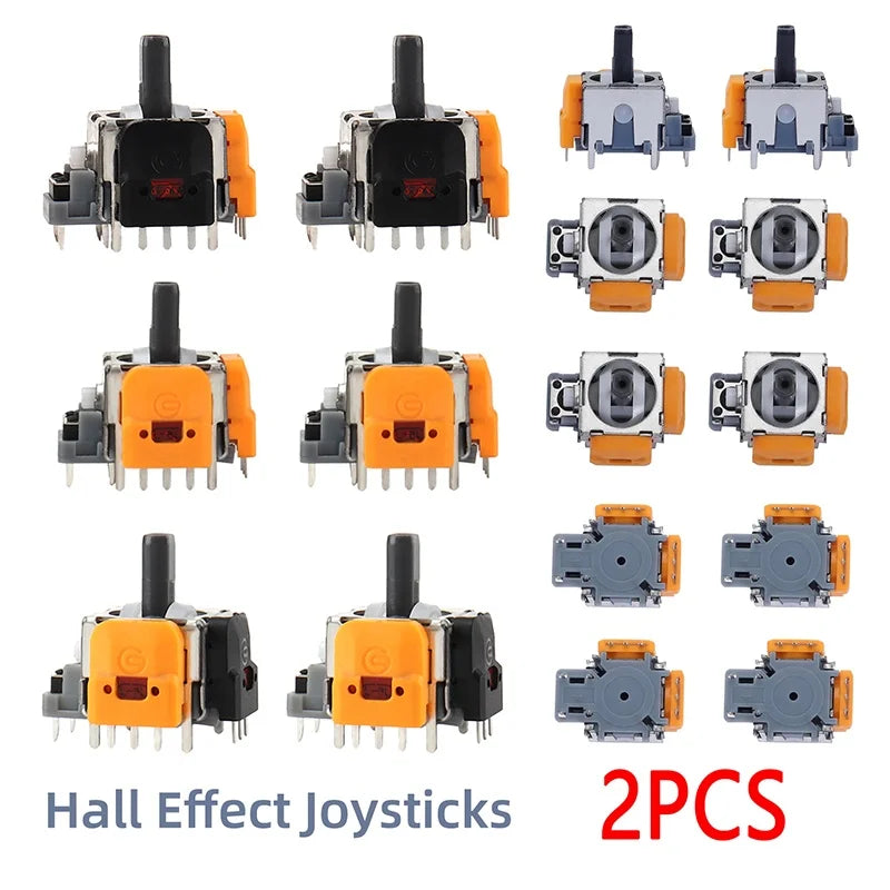 2Pcs Hall Effect Joystick Replacement For PS5/PS4 Controller