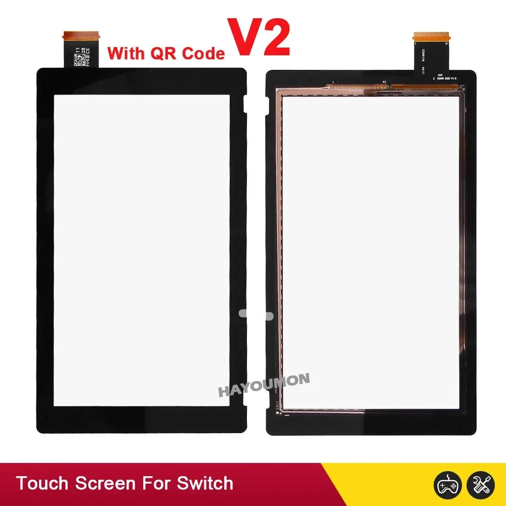 New For Switch Touch Screen V1 V2 Game Console Outer Glass P