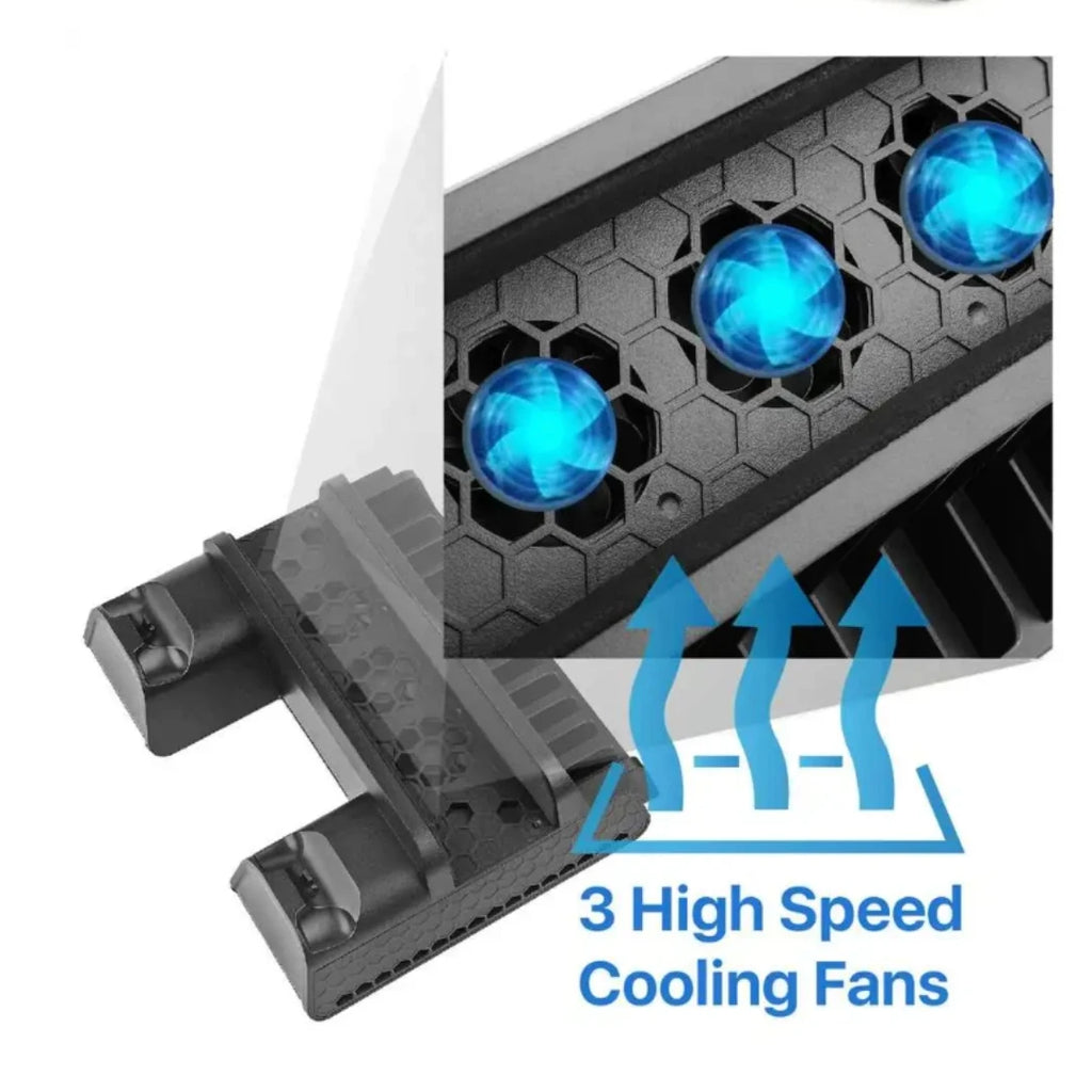 Stand Fan For Support Sony Play Station PS4 Pro Slim Console