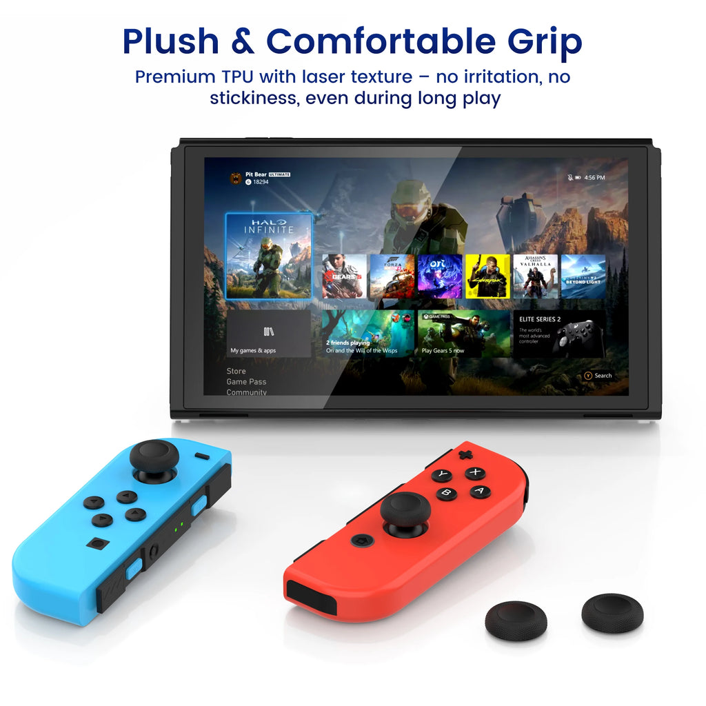 Thumb Grip Analog Replacement Caps For Nintendo Switch(2017/
