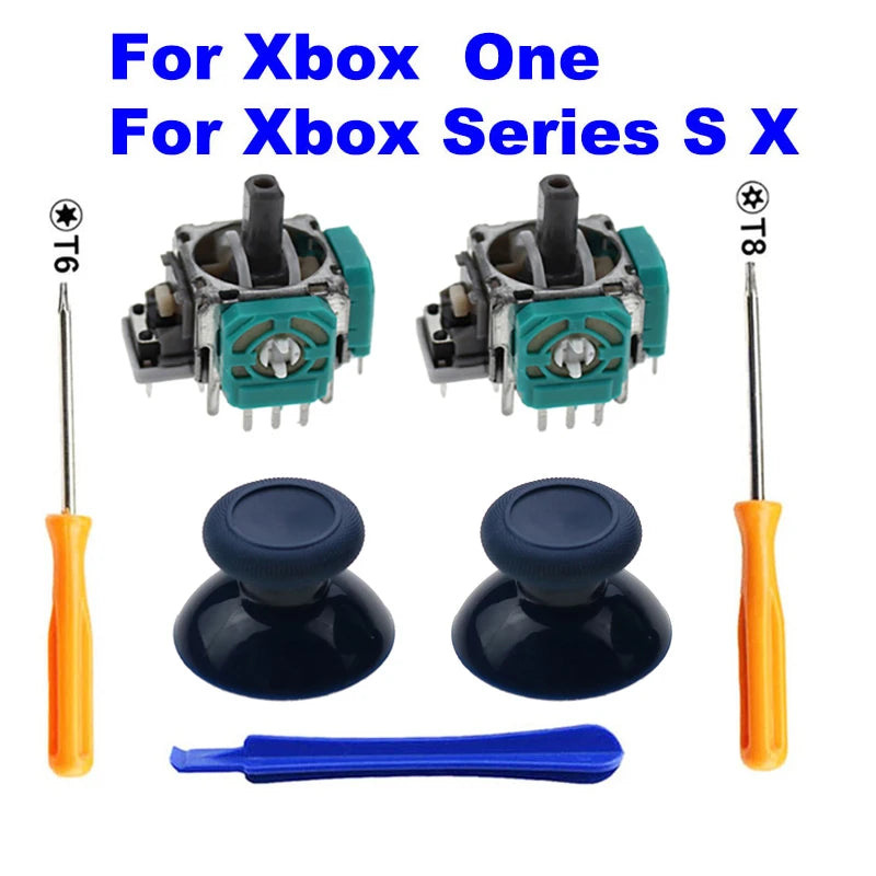 2 PCS 3D Analog Joystick Stick Sensor Module Potentiometers & ThumbStick for XBox One S X Series Controller