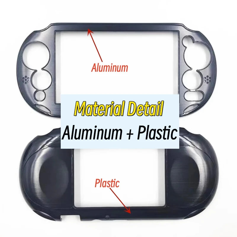 Compatible For PSVITA 2000 Plastic Aluminum Metal Protective