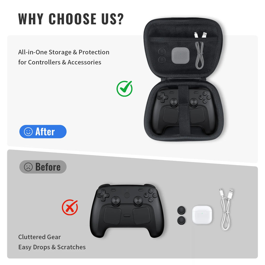 Carrying Case Compatible with Steam Controller Protective St