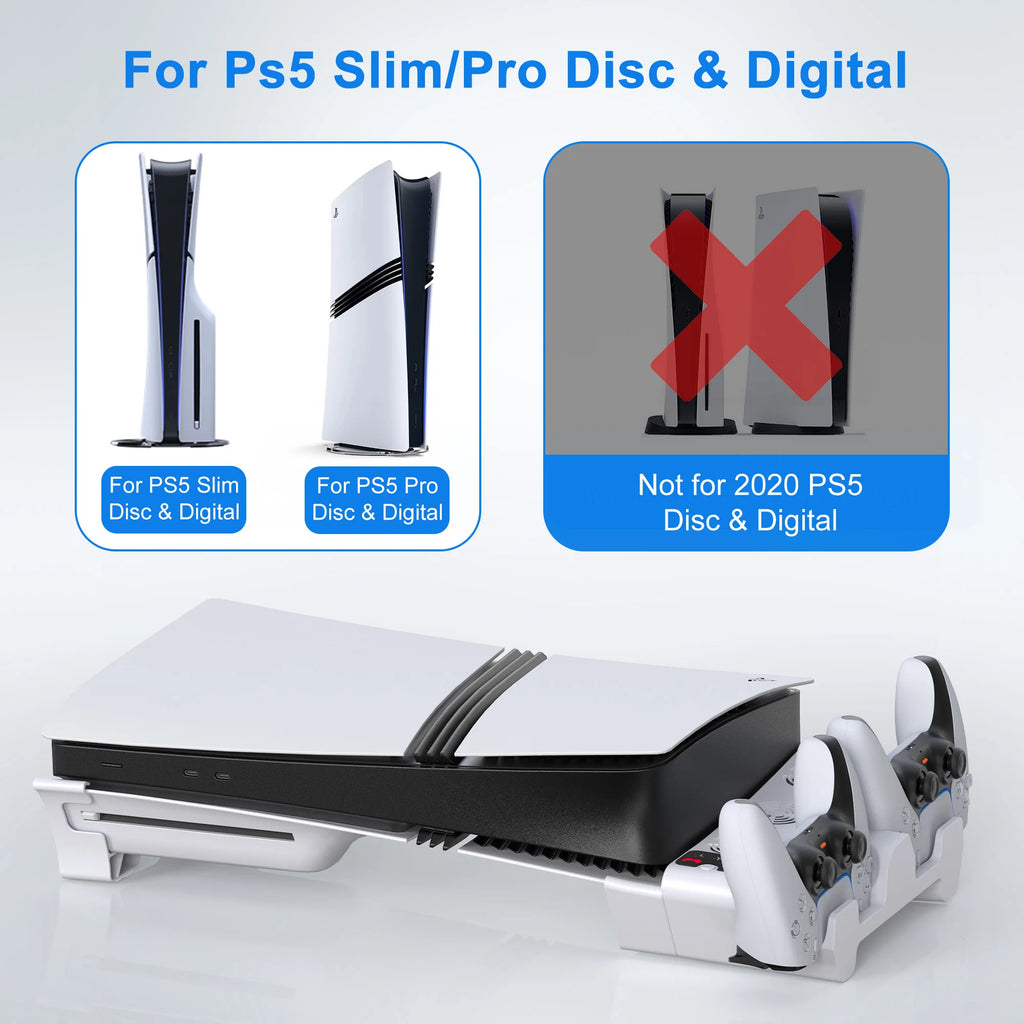 Horizontal Cooling Stand with Controller Charging Station fo