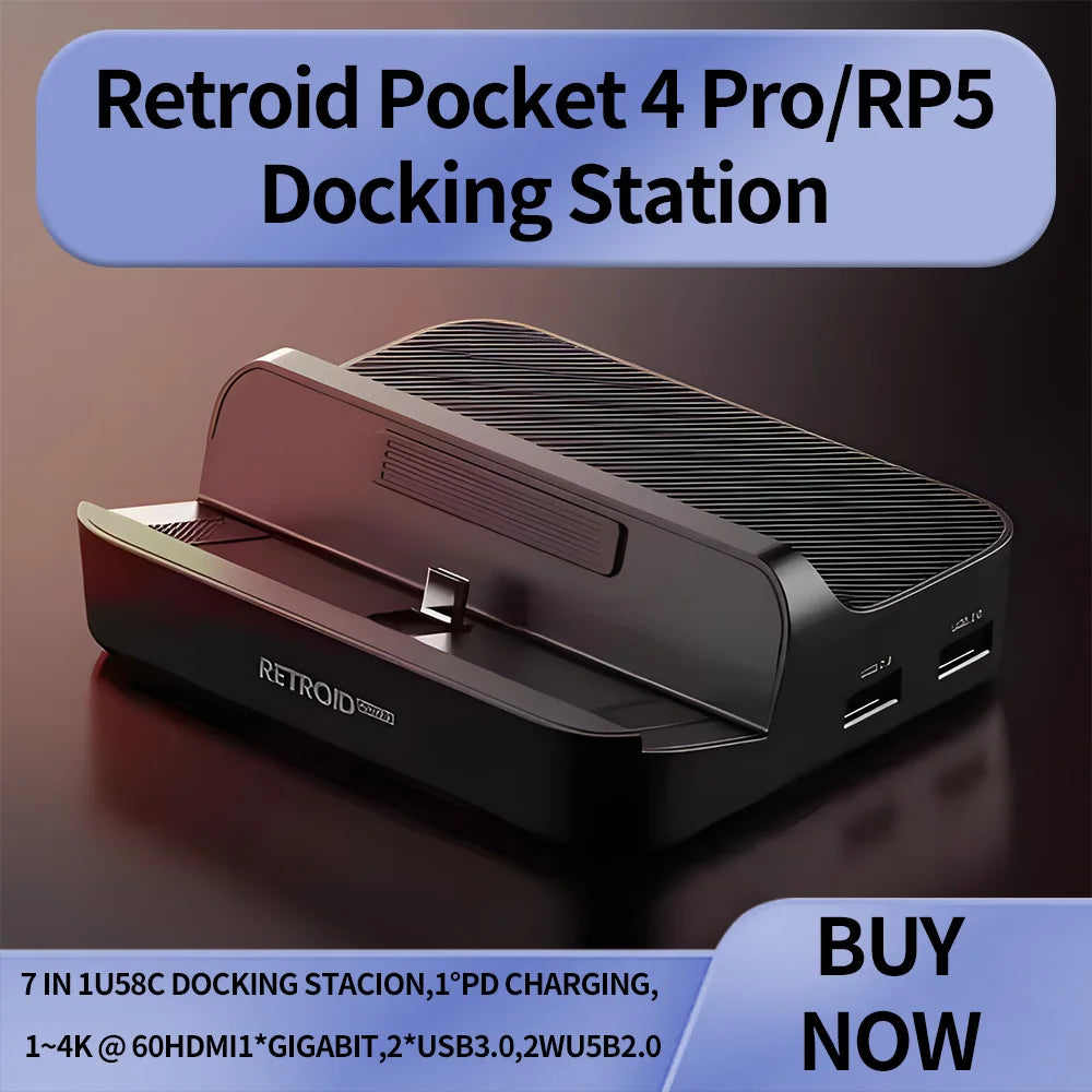 Retroid Pocket 5 Docking Station For Retroid Pocket 4 Pro / 